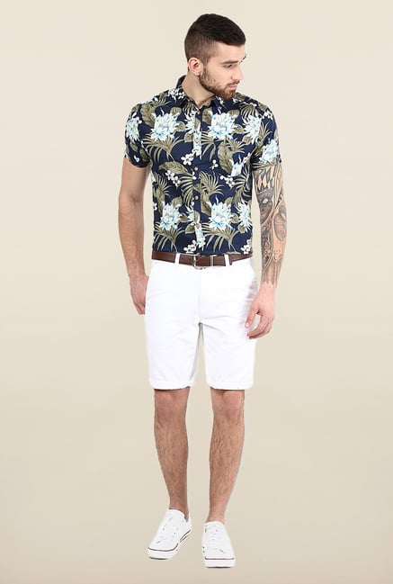 Jack & Jones Navy Slim Fit Casual Shirt Jack & Jones Navy Slim Fit Casual Shirt