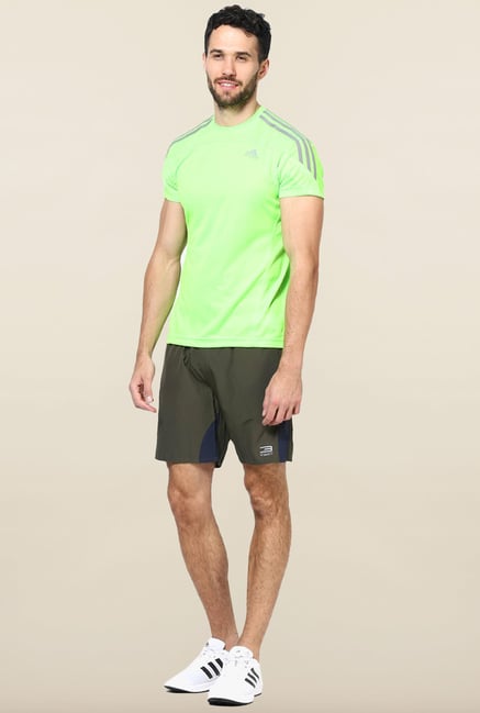 Jack & Jones Green Solid Sports Shorts Jack & Jones Green Solid Sports Shorts