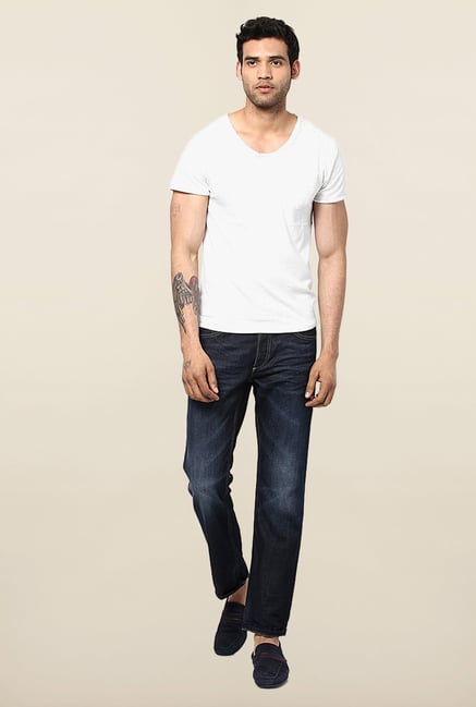 Jack & Jones Blue Washed Regular Fit Jeans Jack & Jones Blue Washed Regular Fit Jeans