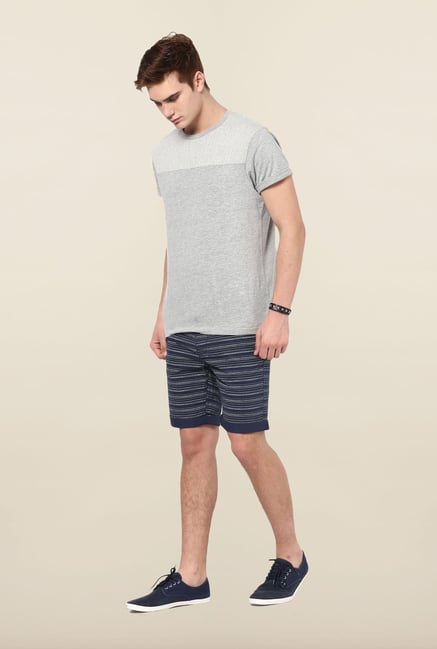 Jack & Jones Navy Pin Stripes Shorts Jack & Jones Navy Pin Stripes Shorts