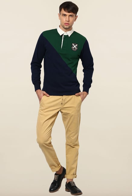 Jack & Jones Beige Cotton Chinos Jack & Jones Beige Cotton Chinos