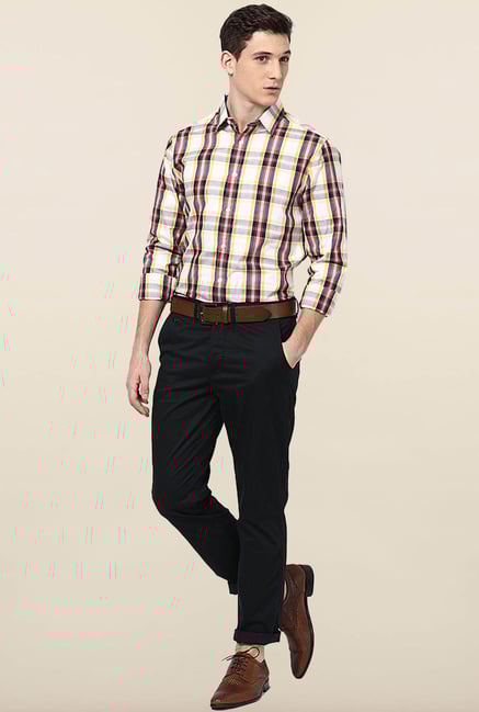 Jack & Jones Black Cotton Chinos Jack & Jones Black Cotton Chinos