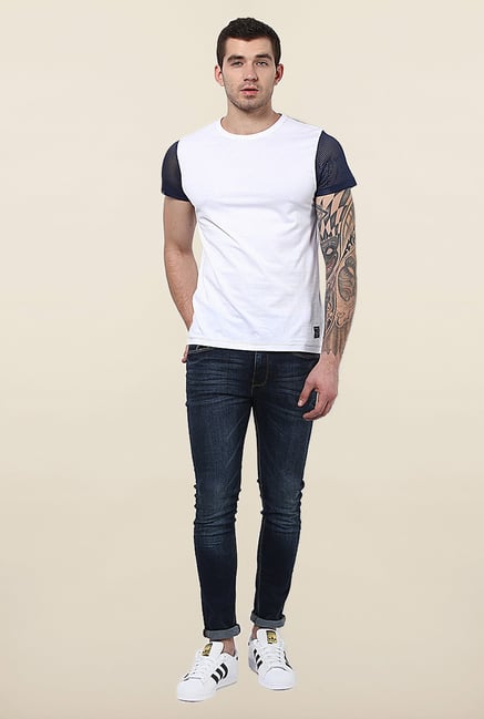 Jack & Jones White Cotton T-Shirt Jack & Jones White Cotton T-Shirt
