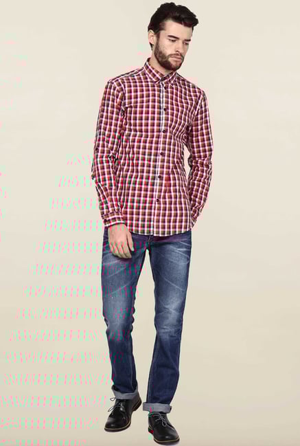 Jack & Jones Blue Solid Regular Fit Jeans Jack & Jones Blue Solid Regular Fit Jeans