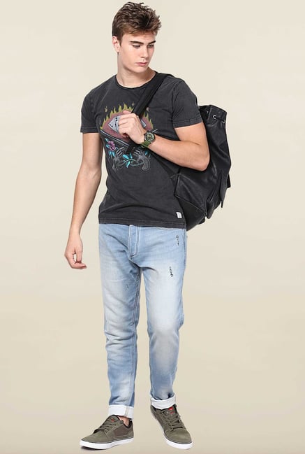 Jack & Jones Blue Distressed Jeans Jack & Jones Blue Distressed Jeans