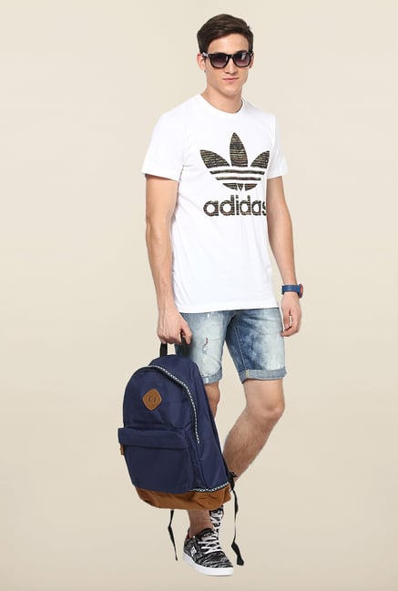 Jack & Jones Blue Distressed Cotton Shorts Jack & Jones Blue Distressed Cotton Shorts
