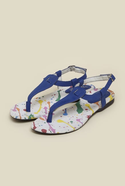 La Briza Blue Flat Sandals La Briza Blue Flat Sandals