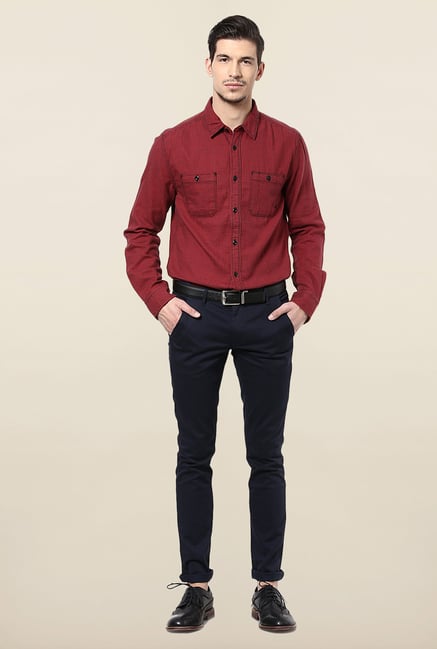 Jack & Jones Red Checks Casual Shirt Jack & Jones Red Checks Casual Shirt