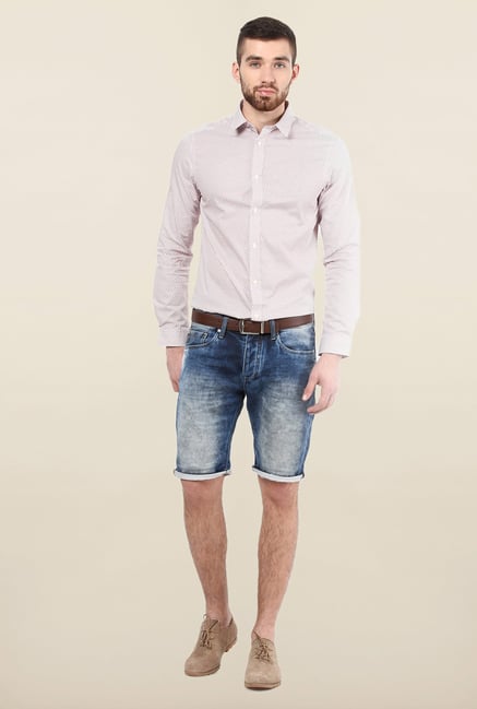Jack & Jones White Printed Casual Shirt Jack & Jones White Printed Casual Shirt