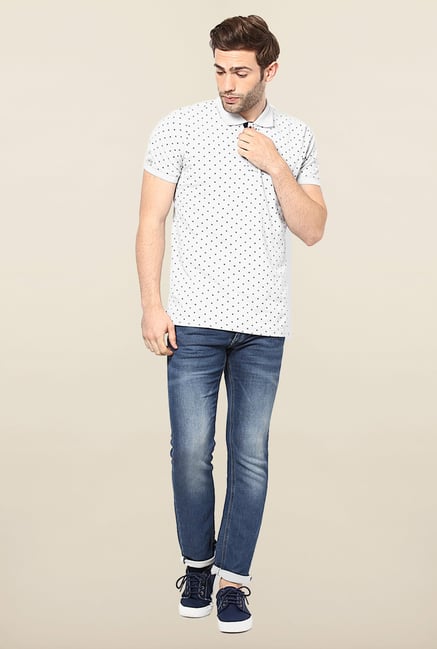 Jack & Jones Blue Washed Solid Jeans Jack & Jones Blue Washed Solid Jeans