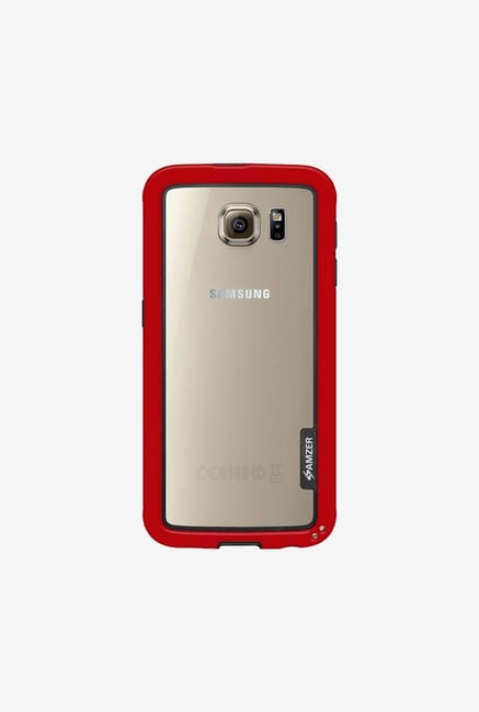 Amzer Border Case Red for Samsung S6 Amzer Border Case Red for Samsung S6