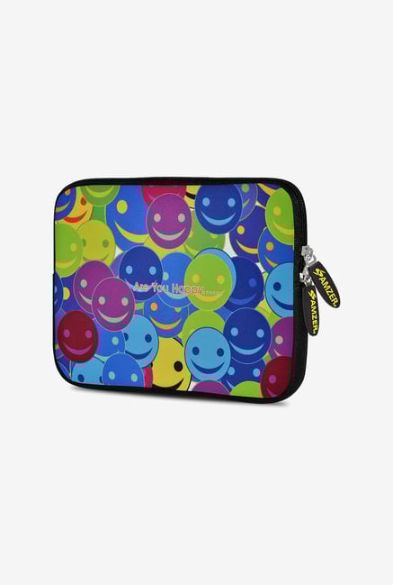 Amzer 7.75 Inch Neoprene Sleeve - Smiley Heads Amzer 7.75 Inch Neoprene Sleeve - Smiley Heads