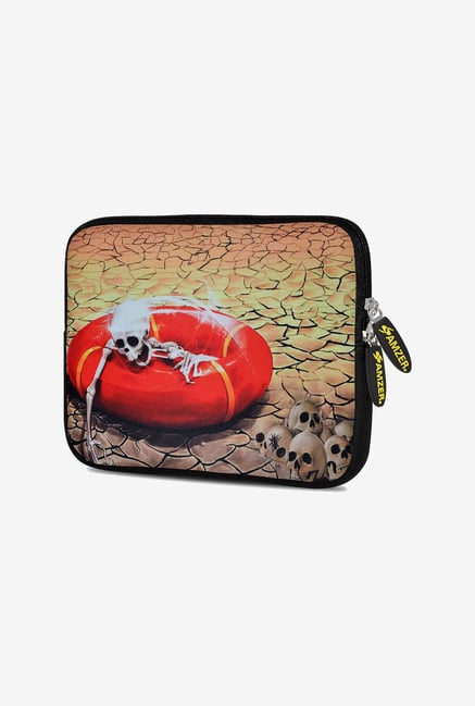 Amzer 7.75 Inch Neoprene Sleeve - Skull Wreck Amzer 7.75 Inch Neoprene Sleeve - Skull Wreck