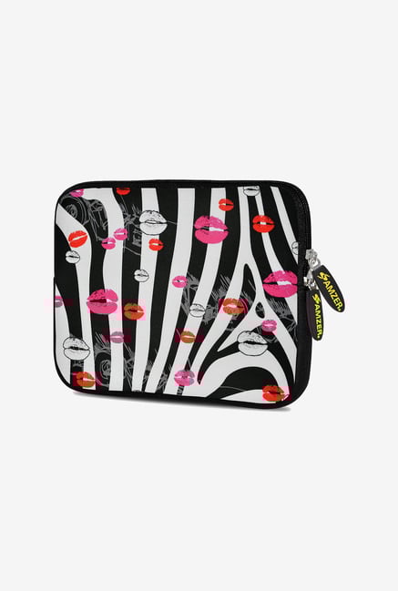 Amzer 7.75 Inch Neoprene Sleeve - Zebra Kiss Amzer 7.75 Inch Neoprene Sleeve - Zebra Kiss