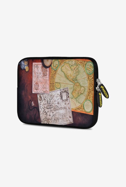 Amzer 10.5 Inch Neoprene Sleeve - Antique Map Amzer 10.5 Inch Neoprene Sleeve - Antique Map