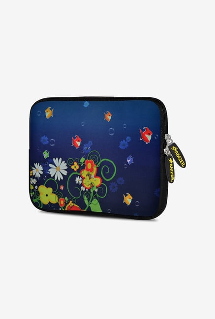 Amzer 7.75 Inch Neoprene Sleeve - Blue Spring Fish Amzer 7.75 Inch Neoprene Sleeve - Blue Spring Fish