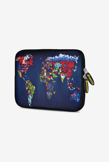 Amzer 10.5 Inch Neoprene Sleeve - Worldwide Map Amzer 10.5 Inch Neoprene Sleeve - Worldwide Map