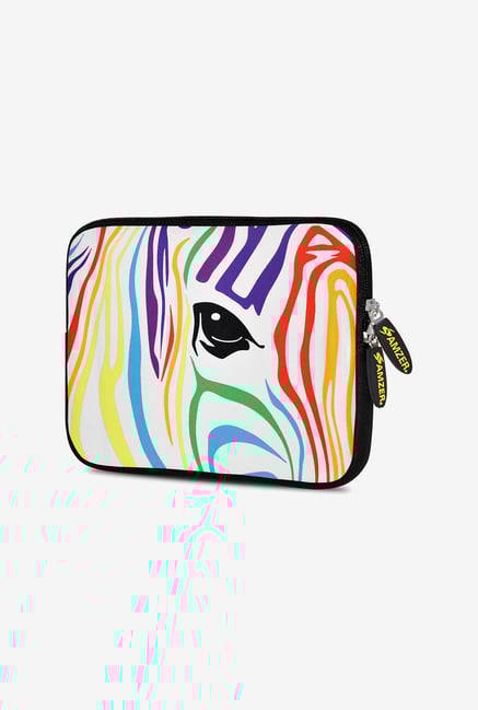 Amzer 10.5 Inch Neoprene Sleeve - Zebra Colour Stripes Amzer 10.5 Inch Neoprene Sleeve - Zebra Colour Stripes