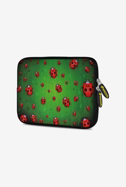 Amzer 7.75 Inch Neoprene Sleeve - Green Lady Birds Amzer 7.75 Inch Neoprene Sleeve - Green Lady Birds