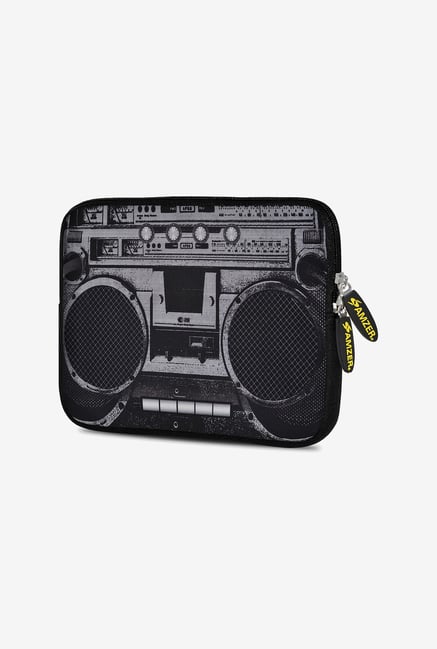 Amzer 7.75 Inch Neoprene Sleeve - Black Stereo Amzer 7.75 Inch Neoprene Sleeve - Black Stereo