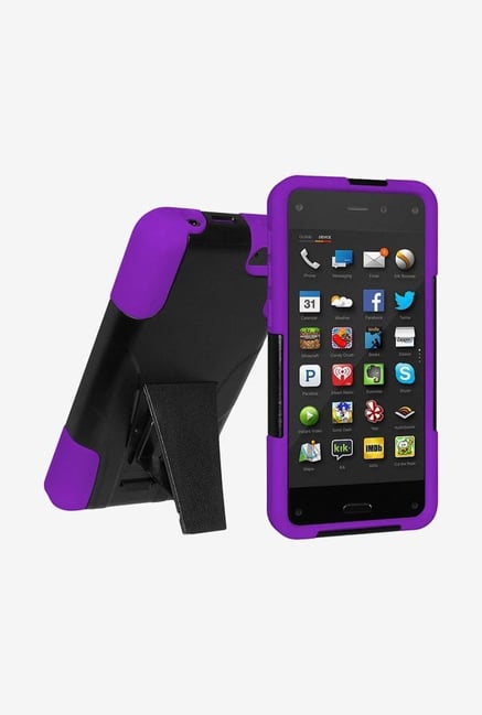 Amzer Dual Layer Case Black & Purple for Amazon Fire Phone Amzer Dual Layer Case Black & Purple for Amazon Fire Phone