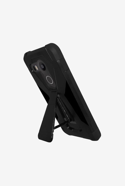 Amzer Dual Layer Hybrid KickStand Case Black for Nexus 5X Amzer Dual Layer Hybrid KickStand Case Black for Nexus 5X