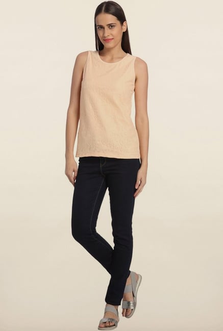 Vero Moda Nude Net Top Vero Moda Nude Net Top