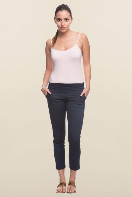 Cottonworld Navy Solid Pant Cottonworld Navy Solid Pant