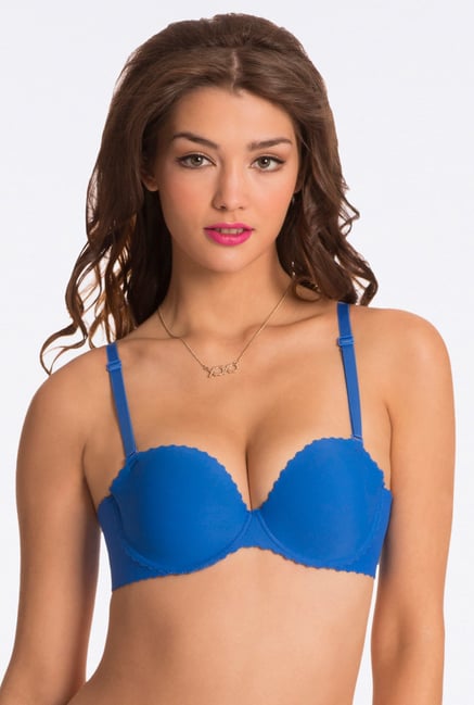 Pretty Secrets Blue Solid Padded Bra Pretty Secrets Blue Solid Padded Bra