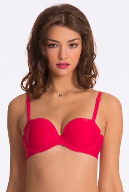 Pretty Secrets Red Padded Seamless Bra Pretty Secrets Red Padded Seamless Bra