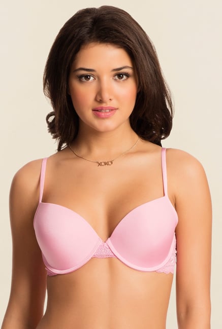 Pretty Secrets Pink Solid Convertible Bra Pretty Secrets Pink Solid Convertible Bra