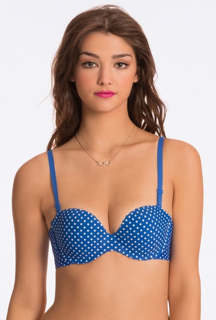 Pretty Secrets Blue Polka Dot Padded Bra Pretty Secrets Blue Polka Dot Padded Bra