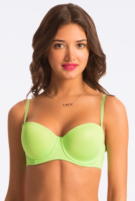 Pretty Secrets Green Solid Padded Bra Pretty Secrets Green Solid Padded Bra