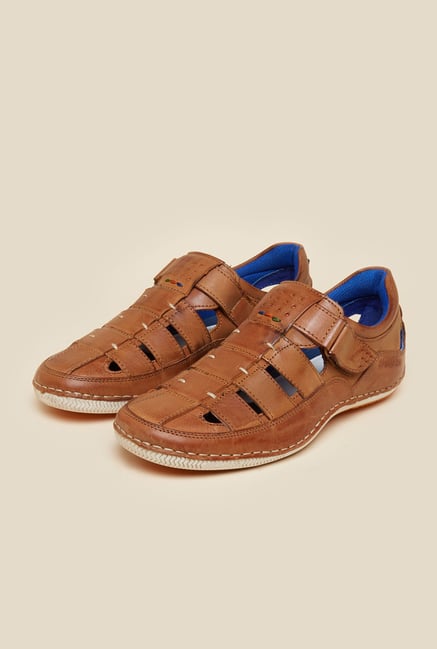 Buckaroo Pedro Tan Leather Sandals Buckaroo Pedro Tan Leather Sandals