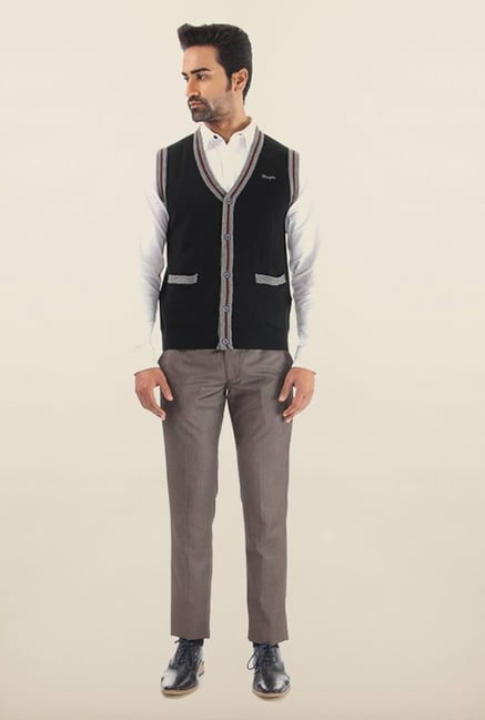 Shapes Grey Solid Chinos Shapes Grey Solid Chinos