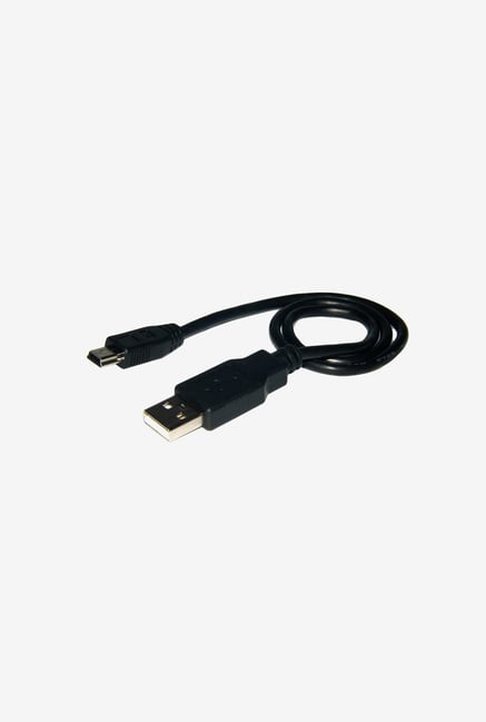 Amzer 1ft Mini USB Data Sync and Charge Cable Black Amzer 1ft Mini USB Data Sync and Charge Cable Black