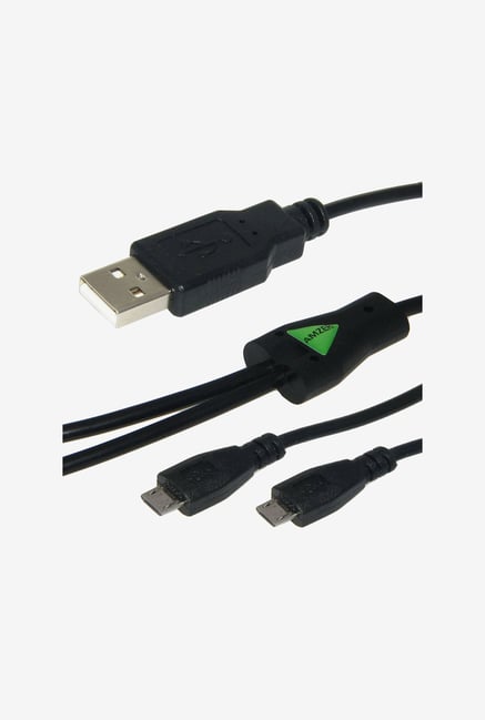 Amzer USB to Dual Micro USB Y Splitter Twin Charging Cable Amzer USB to Dual Micro USB Y Splitter Twin Charging Cable
