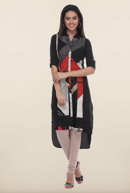W Black Regular Fit Kurta W Black Regular Fit Kurta