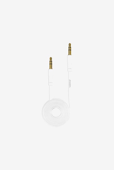 Amzer 3.5mm Auxiliary Audio Cable (3ft.) White Amzer 3.5mm Auxiliary Audio Cable (3ft.) White