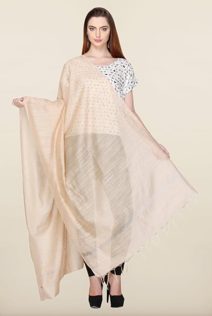 W Beige Solid Dupatta W Beige Solid Dupatta