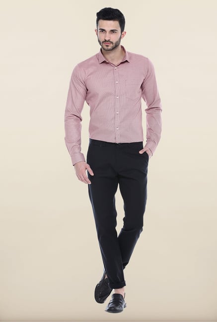 Basics Black Solid Straight Fit Chinos Basics Black Solid Straight Fit Chinos