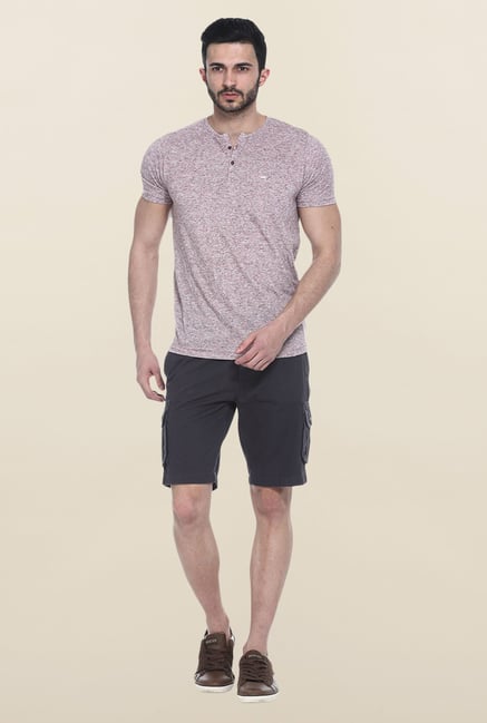 Basics Pink Short Sleeves Solid T-Shirt Basics Pink Short Sleeves Solid T-Shirt
