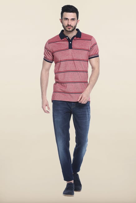 Basics Pink Polo T-Shirt Basics Pink Polo T-Shirt