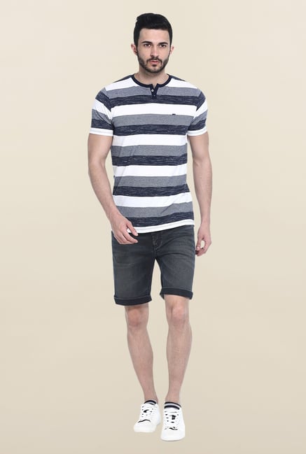 Basics Navy & White Stripes T-Shirt Basics Navy & White Stripes T-Shirt