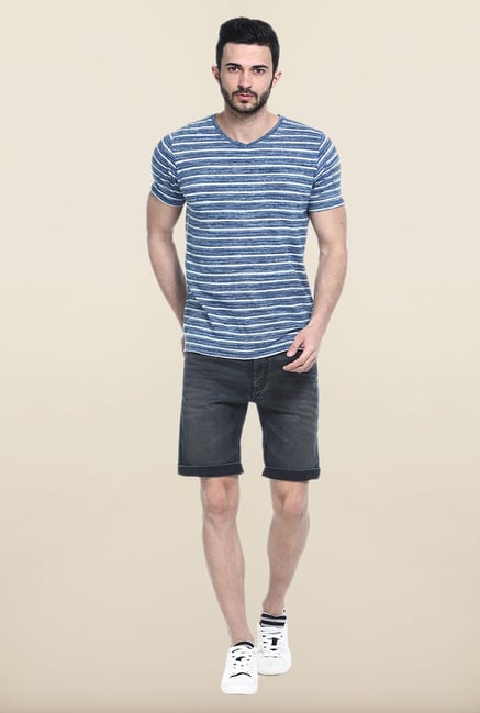 Basics Blue Stripes T-Shirt Basics Blue Stripes T-Shirt