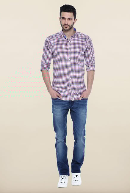 Basics Multicolor Checks Casual Shirt Basics Multicolor Checks Casual Shirt