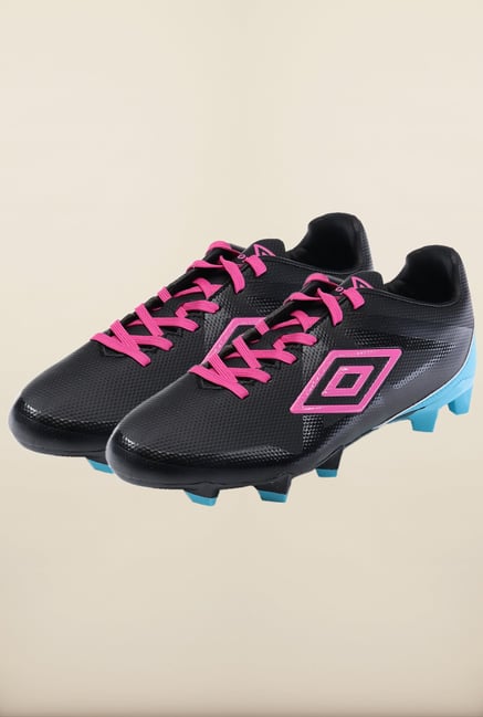 Umbro Black & Pink Football Shoes Umbro Black & Pink Football Shoes