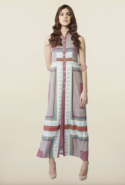 AND Multicolor Printed Casual Dress AND Multicolor Printed Casual Dress