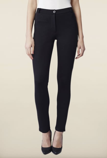 AND Black Solid Trouser AND Black Solid Trouser