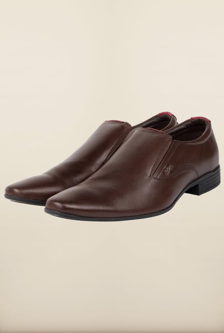Lee Cooper Brown Leather Slip-on Formal Shoes Lee Cooper Brown Leather Slip-on Formal Shoes